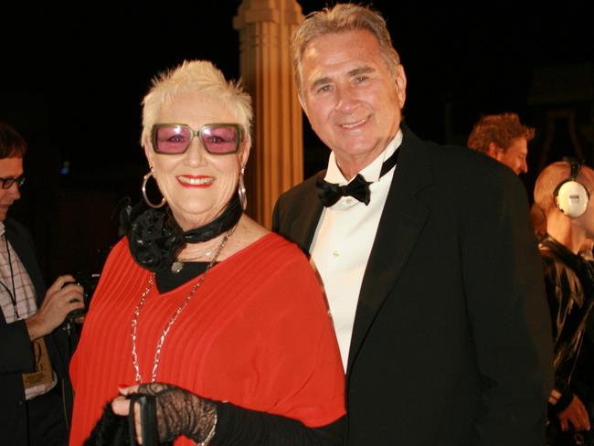 The late John Hemmes with wife Merivale at Vogue Australia 50th anniversary party.