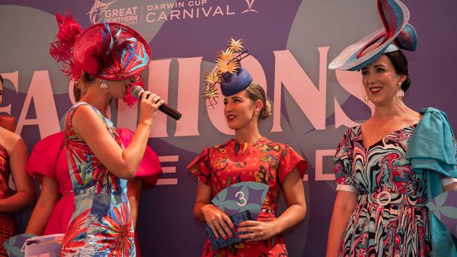 2024 Darwin Cup Carnival Fashions on Field. Picture: Pema Tamang Pakhrin