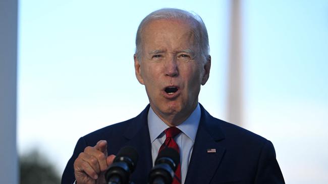 US President Joe Biden. Picture: AFP