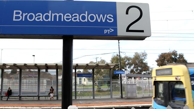 Broadmeadows train station. Picture: George Salpigtidis