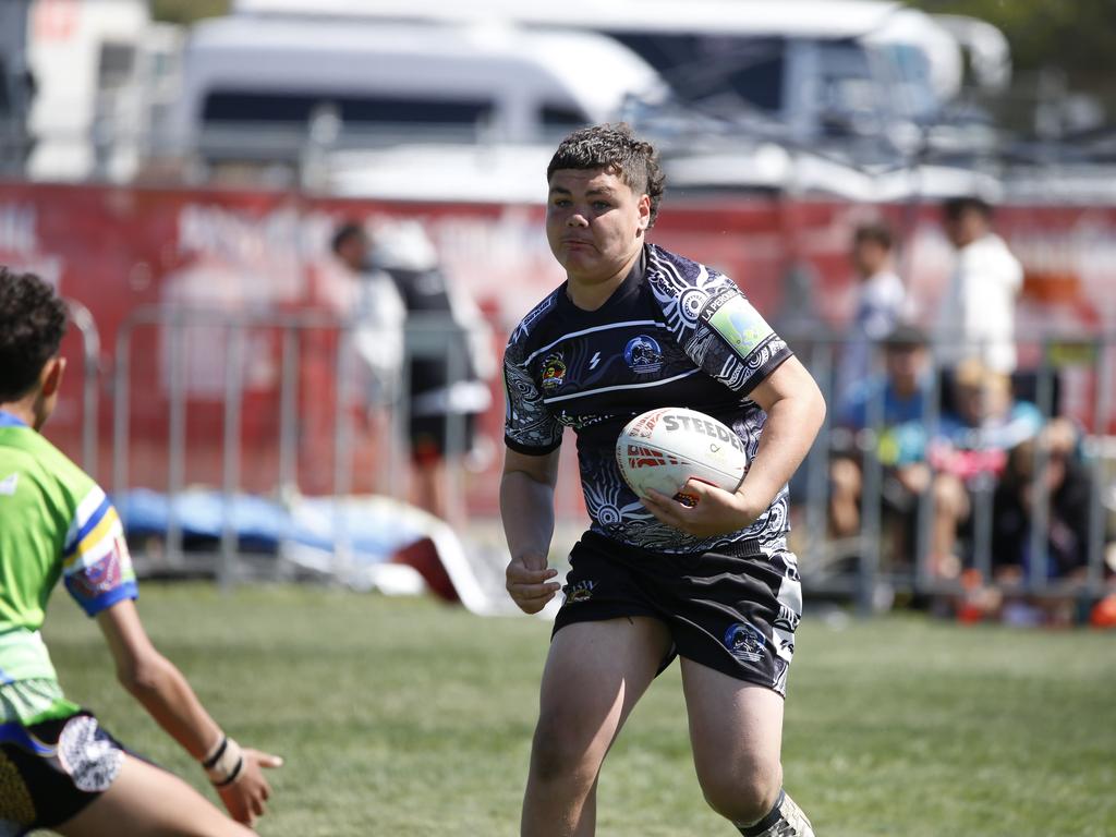 Koori Knockout - Day 4 Boys 13s GF La Perouse Panthers v Queanbeyan Kanberri Connection Monday, 7 October 2024 Hereford St, Bathurst NSW 2795, Australia, Picture Warren Gannon Photography