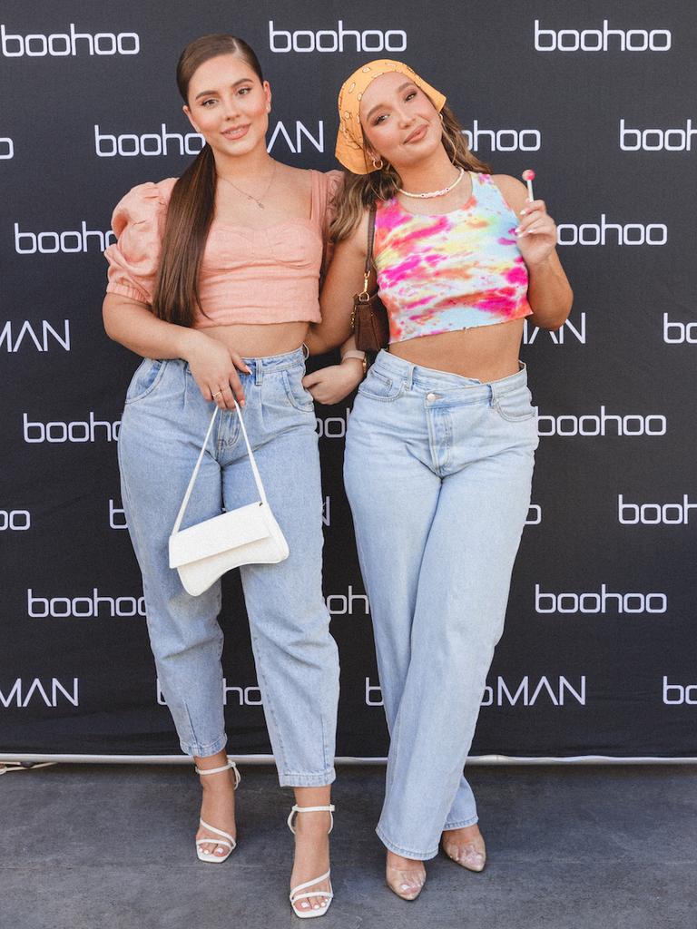 Maddison Fisher and Soraya Boularas attend the boohoo Spring 2020 Collection Launch Event at Gold Coast. Socials: Damien Anthony Rossi Pictures: Courtesy of boohoo