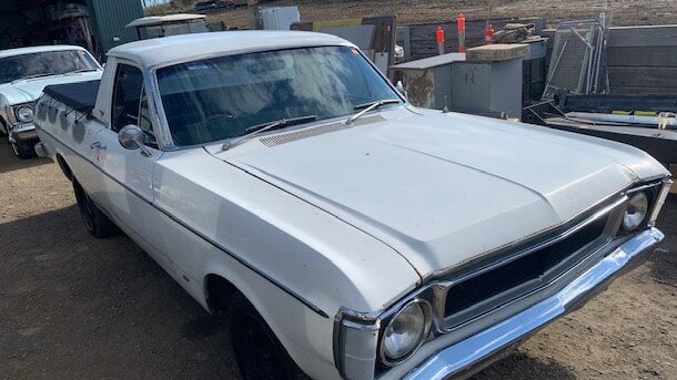 The stolen 1969 white Ford XW utility.