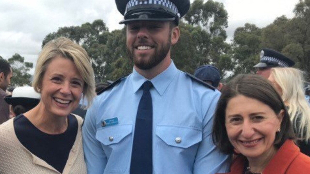 Kristina Keneally with son Daniel Keneally and Gladys Berejiklian Source: Change.org