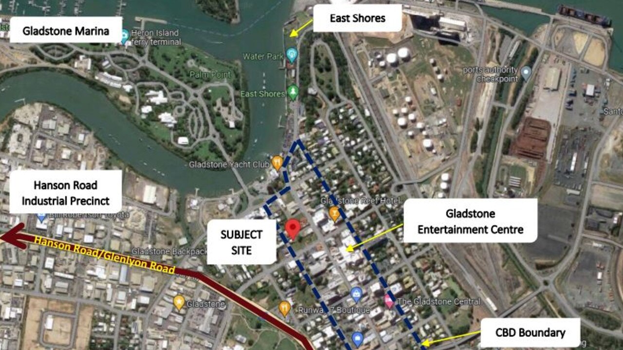 The location for the planned apartment building at 20 Central Lane. Picture: Supplied.