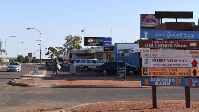 Coober Pedy’s main street. Picture: Tricia Watkinson