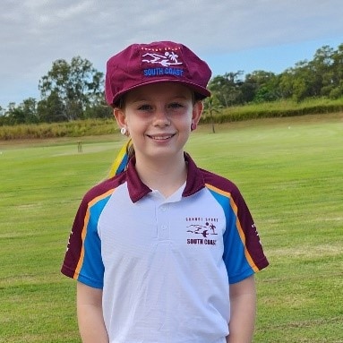 South Coast 13-15 years girls cricket team. Pictured: Jiaya Meudell