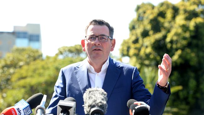 Victorian Premier Daniel Andrews will officially leave office at 5pm on Wednesday. Picture: NCA NewsWire / Andrew Henshaw