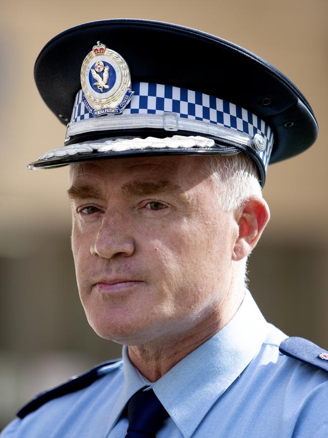 The scandal likely ruined Deputy Commissioner Mal Lanyon’s chances at the top job. Picture: Nikki Short