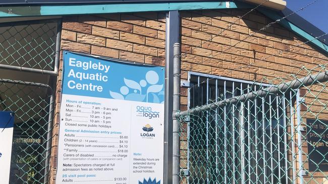 The incident blew out the power and the plumbing at the aquatic centre’s amenities block.