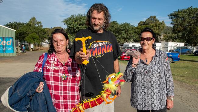 Tania Wallace (left), Peter Gesler and Elaine Wallace. Heritage Bank Toowoomba Royal Show. Thursday April 18th, 2024 Picture: Bev Lacey