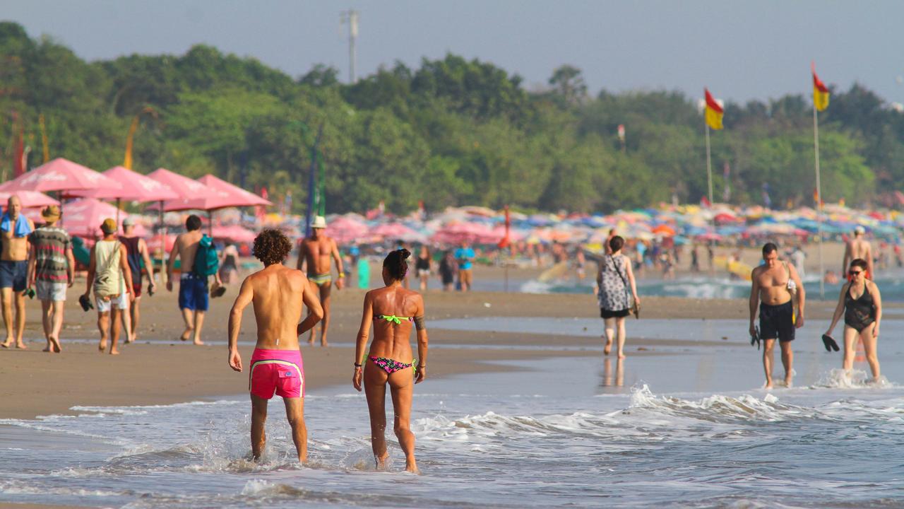 Kuta beach when it’s not covered in waste. Picture: Alamy