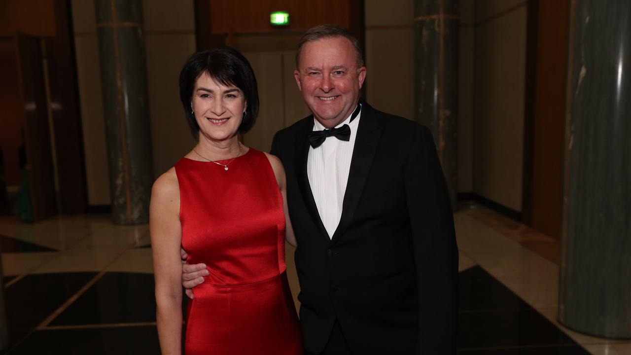 Anthony Albanese and his former wife Carmel Tebbutt. Picture: Gary Ramage