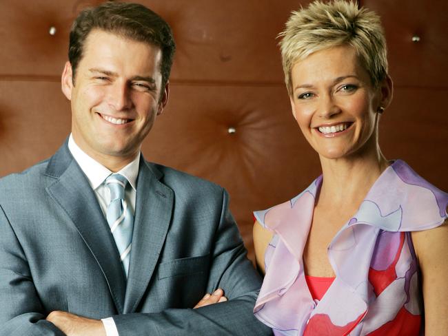 Previous hosts of Channel Nine's 'Today Show', Jessica Rowe and Karl Stefanovic.