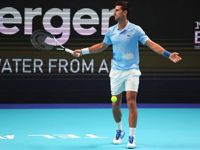 Serbia's Novak Djokovic has fallen from grace this year