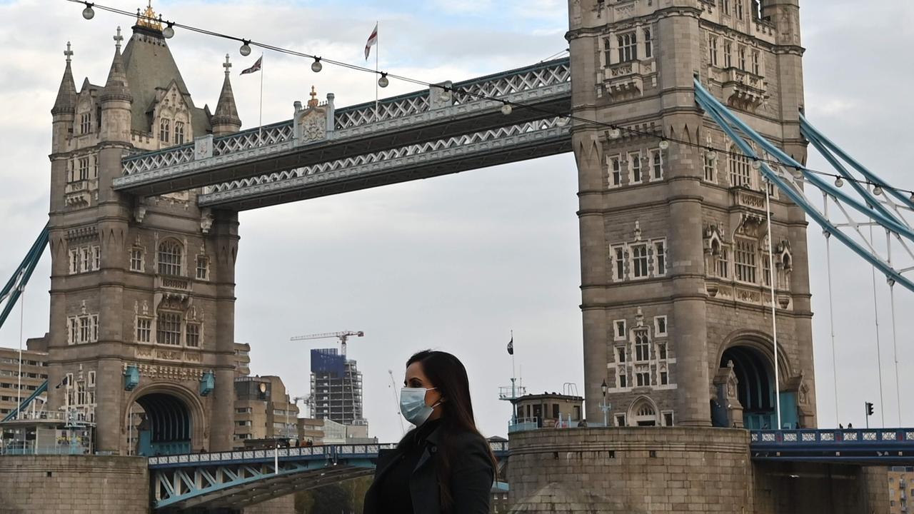 England entered a second lockdown on November 1 in an effort to stem soaring infections. Picture: Justin Tallis/AFP