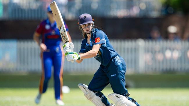 Hannah Moss played a crucial knock for Metro. Supplied: Cricket NSW