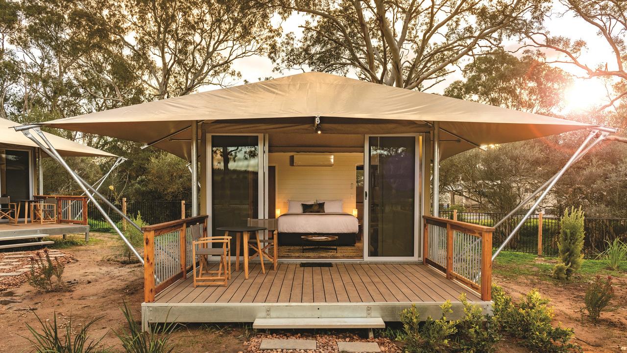 The Discovery Parks project will include a range of accommodation, including safari tents (pictured). Photo: Tom Roschi