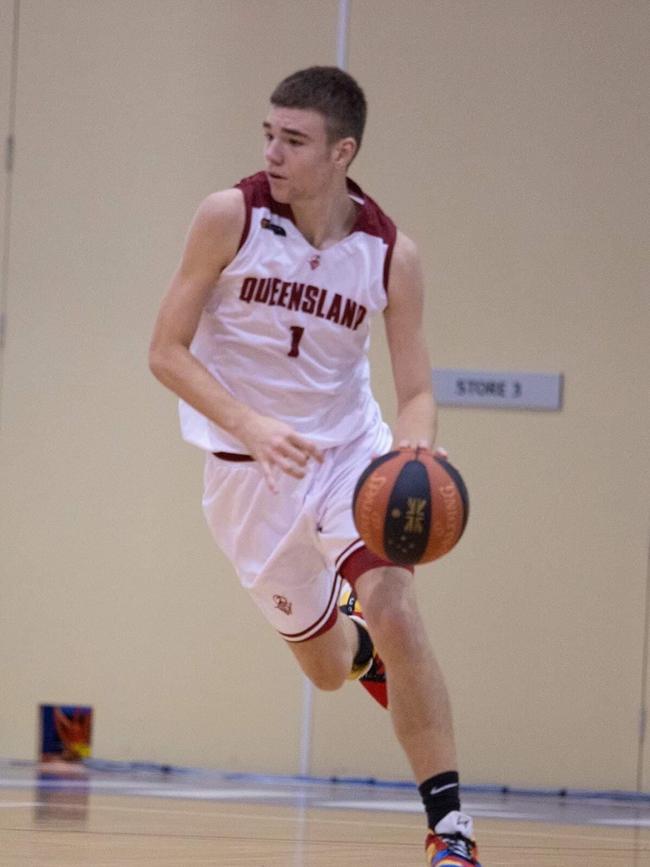 Gold Coast basketball junior Lloyd McVeigh. Picture: SUPPLIED