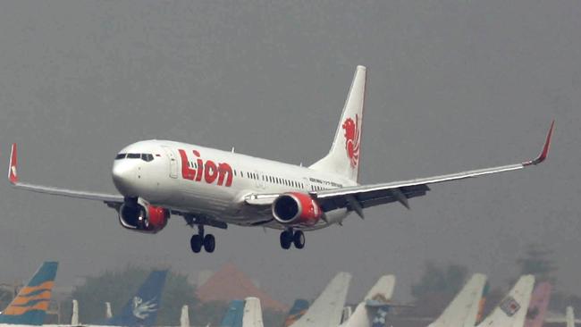 A file photo of a Lion Air passenger jet taking off. Picture: AP