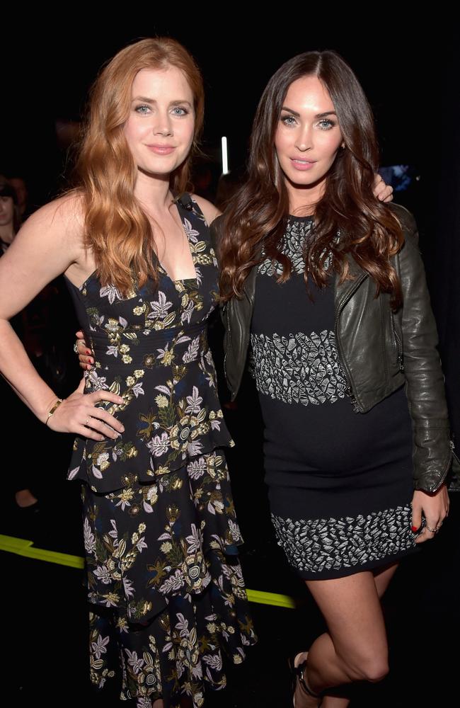 Megan Fox, pictured here with actress Amy Adams, at a Las Vegas event on April 11. Picture: Alberto E. Rodriguez/Getty