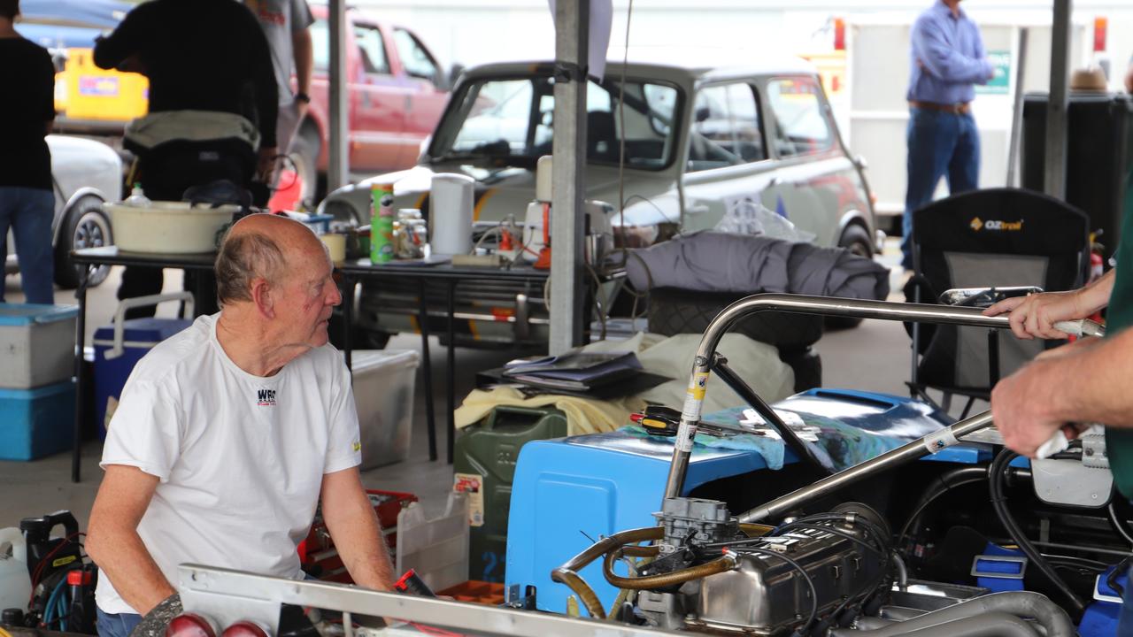 The Historic Car Club Queensland meet at Morgan Park Raceway.