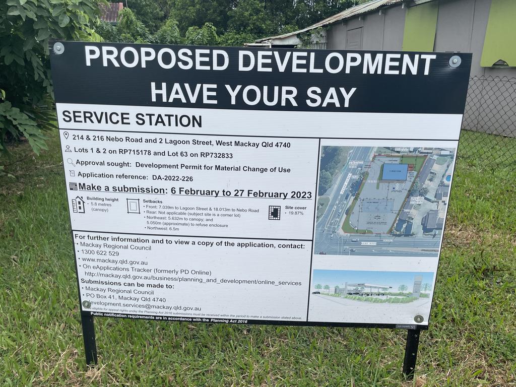 A proposed service station on Nebo Rd and Lagoon St has been subject to several objections from the public. Photo: Zoe Devenport