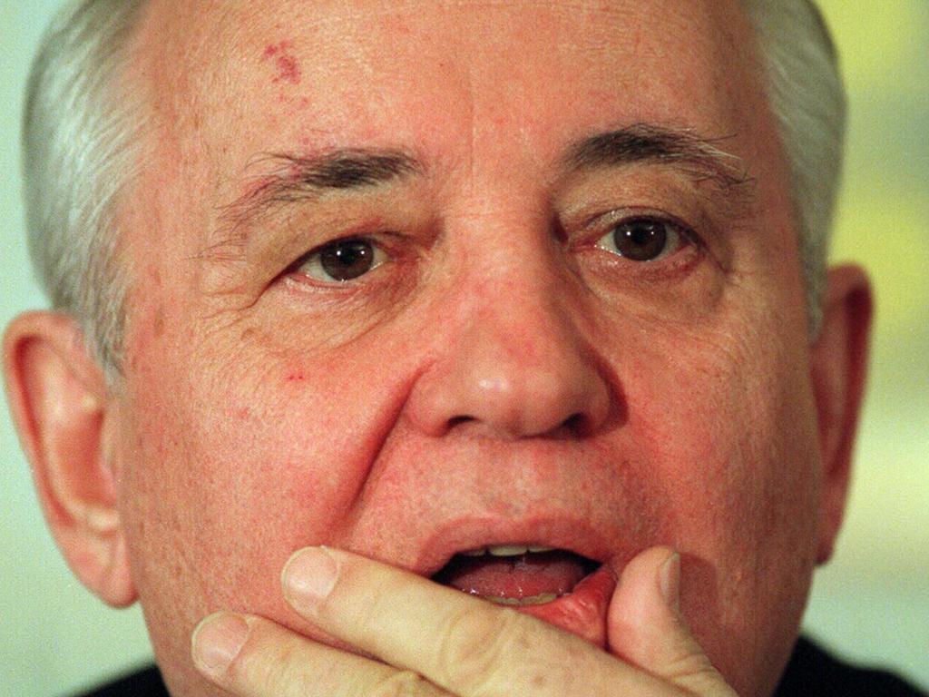 Former Russian president Mikhail Gorbachev.