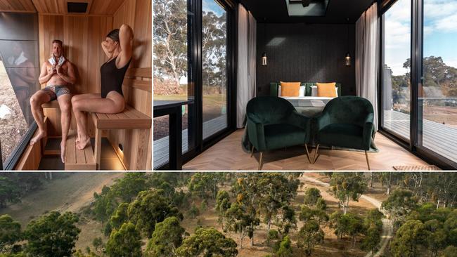 CABN X at Hahndorf is the newest luxury accommodation offering for the Adelaide Hills. Picture: CABN