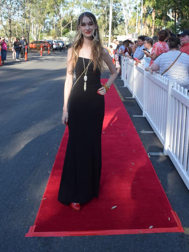 Charlotte Toohey at the North Rockhampton High School Formal 2023.