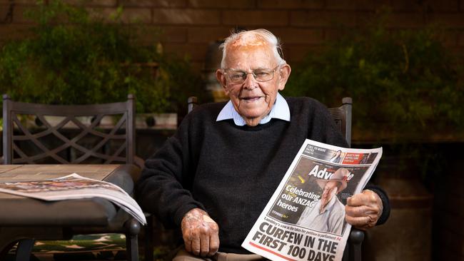 Sydney Kinsman lost count of how many times he appeared in the Centralian Advocate since he moved to town in 1948. Photo: EMMA MURRAY