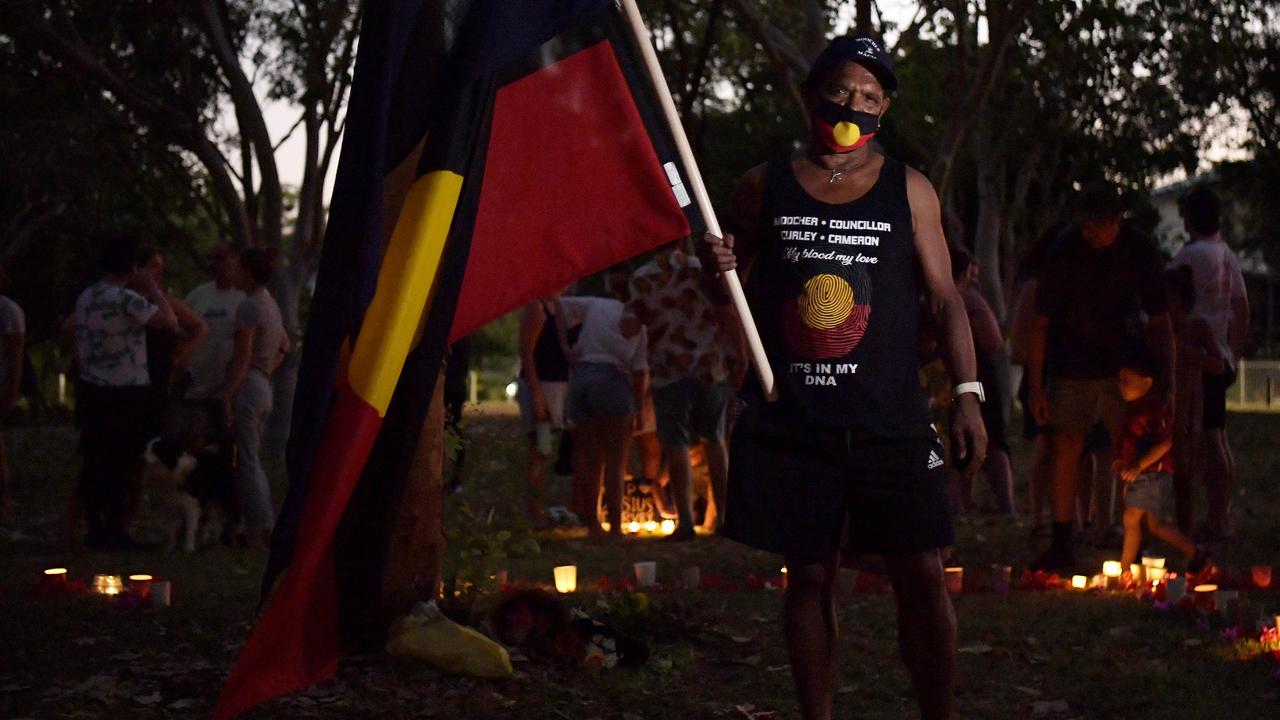 Protestors at the #JusticeforCassius vigil. Picture: (A)manda Parkinson