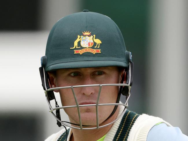LONDON, ENGLAND - JUNE 08: Marnus Labuschagne of Australia  during a nets session at Lord's Cricket Ground on June 08, 2025 in London, England. (Photo by Paul Harding/Getty Images)