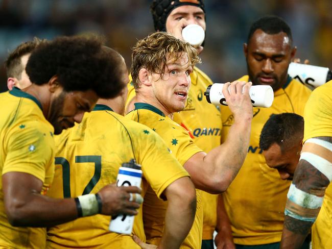 Wallabies skipper Michael Hooper says there is merit in playing a trial. :