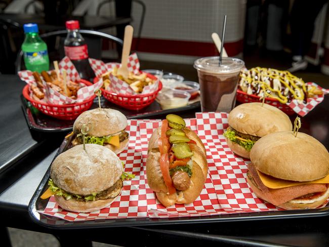 You might think vegan food is always healthy, but even vegans crave something a bit naughty. Lord of the Fries in Surfers Paradise can fill that void. Picture: Jerad Williams