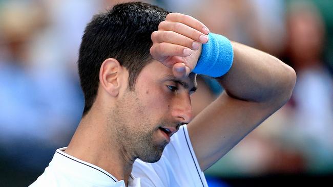 Novak Djokovic had previously only lost one set in five matches against Denis Istomin. Picture: Mark Stewart