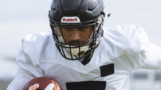 Valentine Holmes is blocking out the haters. Image: Angus Mordant