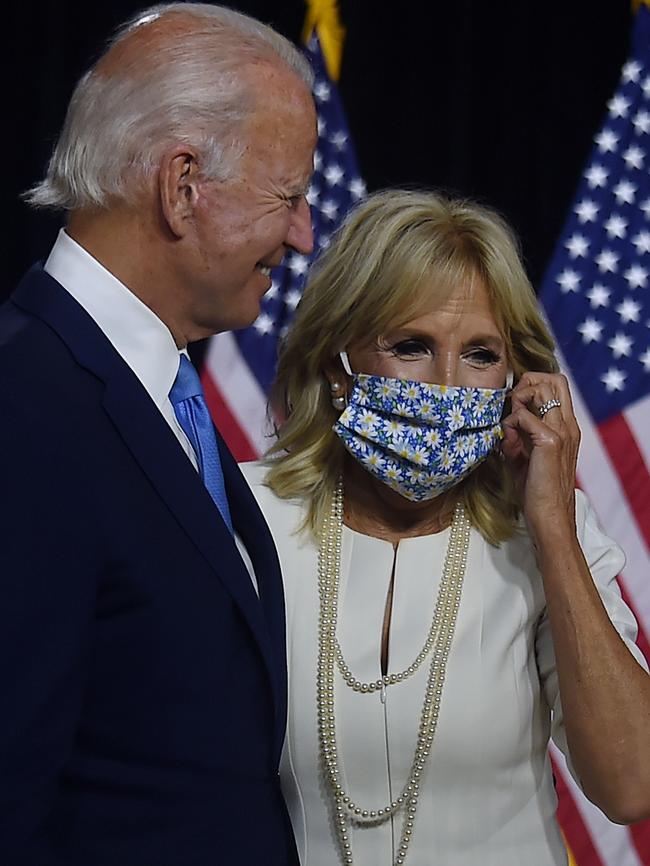 Joe Biden and Jill Biden. Picture: AFP