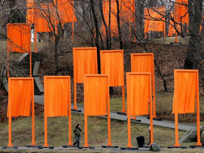 <i>The Gates</i>, in Central Park, New York.