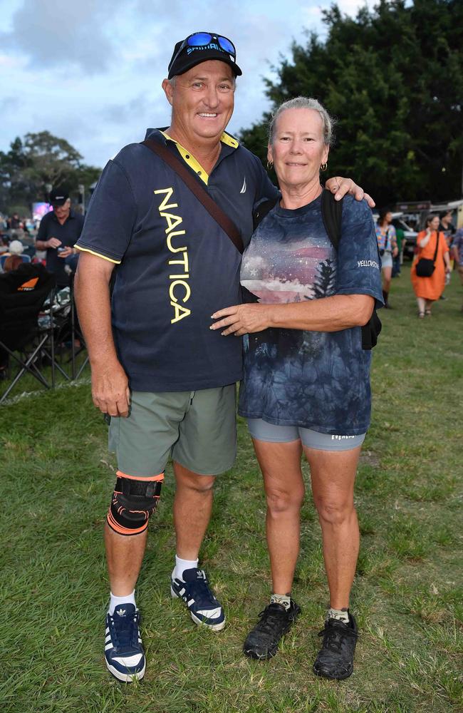 Shane and Leonie Forder at Sounds of Rock 2024 in Hervey Bay. Picture: Patrick Woods.