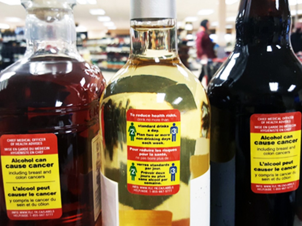 The federal government is seeking advice on placing warning labels on alcohol. Picture: FARE