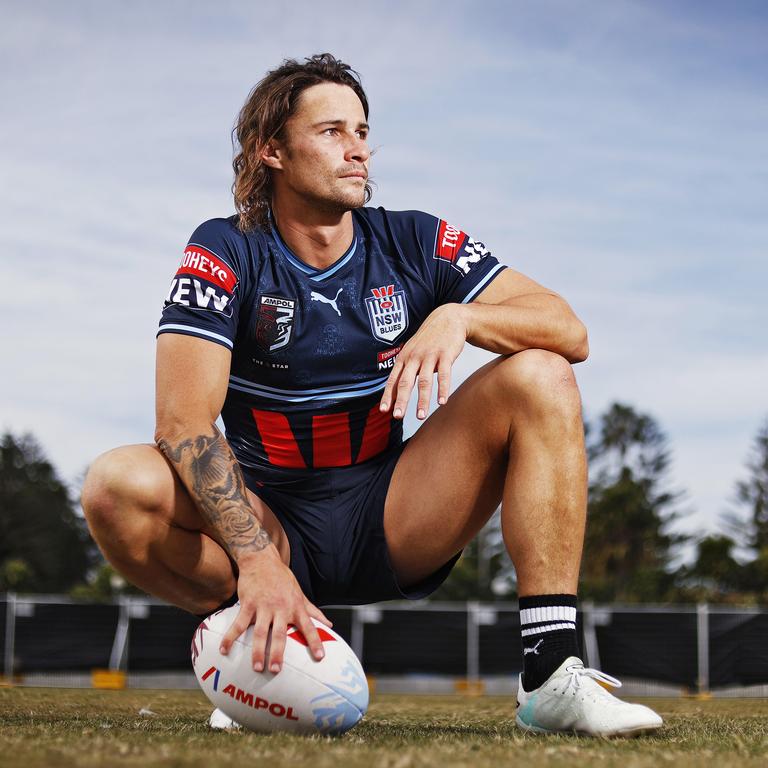 Nicho Hynesgave an insight into his path to NRL stardom. Picture: Sam Ruttyn