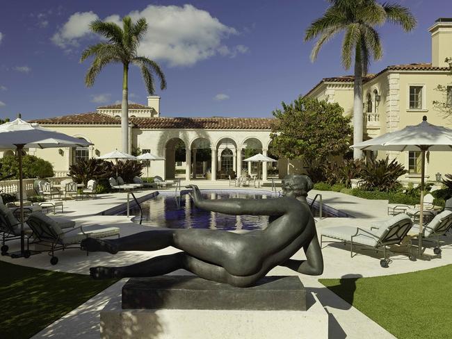 Jim Clark and Kristy Hinze list their Palm Beach, Florida mansion for a record $11 million. Picture: Sotheby’s International Realty