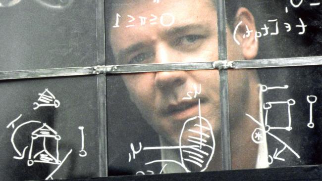 Russell Crowe in A Beautiful Mind.