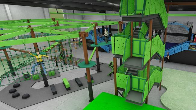 Artist impression of The Jungle Adventure Play Free Fall.