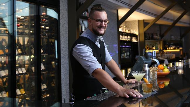 Tom Angel has beaten many odds to be a bartender at the Kiyomi restaurant.