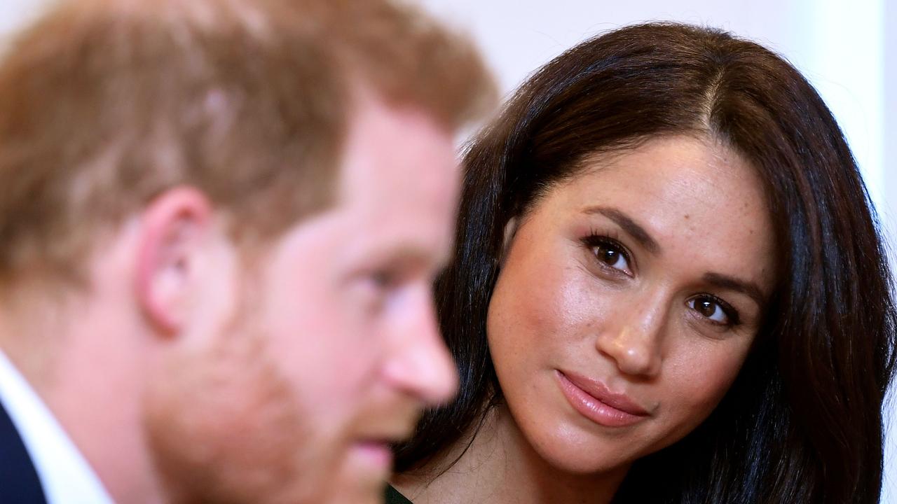 Prince Harry, Duke of Sussex with Meghan, Duchess of Sussex. Picture: Toby Melville/ POOL / AFP