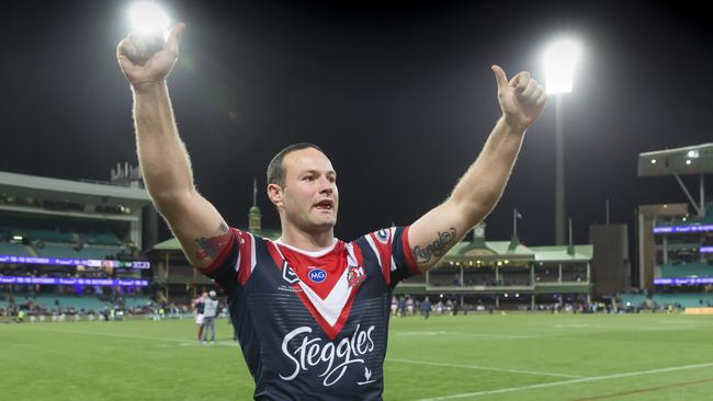 Boyd Cordner after the Roosters’ SCG win over the Storm. Photo: AAP Image/Craig Golding