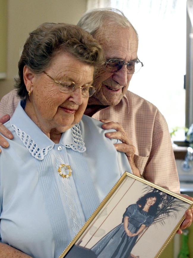 Grace and Garry Lynch, parents of Anita and Kathryn. Picture: Supplied