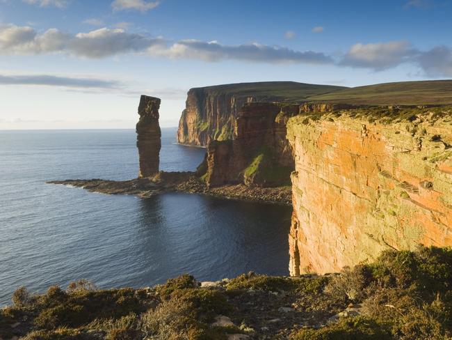 The Old Man of Hoy in the Orkney Islands, Scotland.